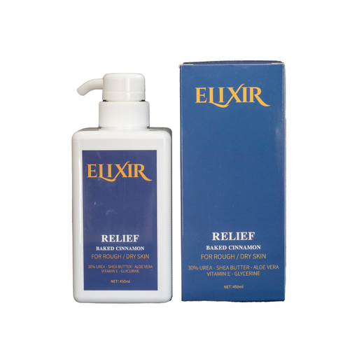 Elixir Relief - Baked Cinnamon - 450mL (Pump Bottle)