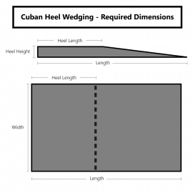 Cuban Heel Wedging