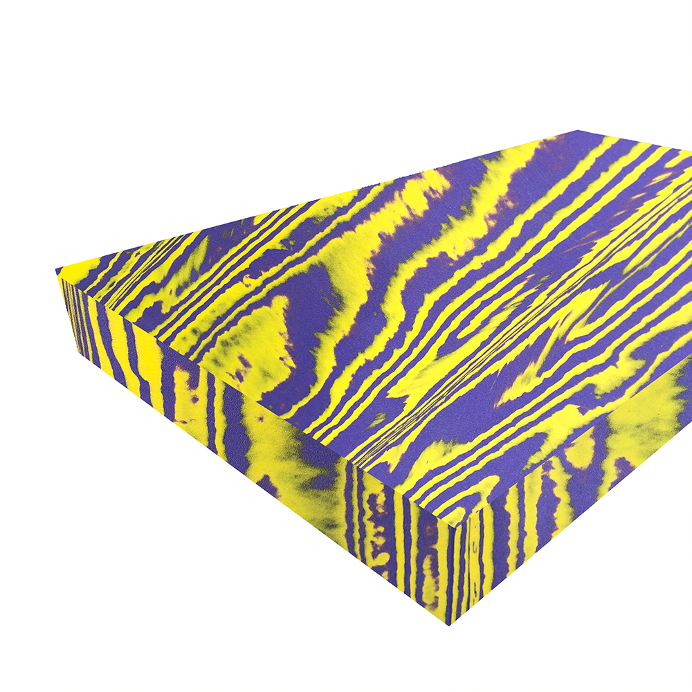 EVA Sheet 350 Purple/Yellow Swirl 30mm